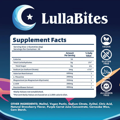 Lullabites - Natural Sleep Gummies